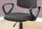 Chairs Best Office Chair - 21'.5" x 23" x 33" Grey, Foam, Metal, Polypropylene, Polyester - Office Chair HomeRoots