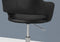 Chairs Best Office Chair - 21" x 22'.5" x 29" Black/Chrome, Metal, Hydraulic, Lift Base - Office Chair HomeRoots