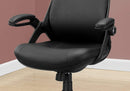 Chairs Best Office Chair - 23'.75" x 28" x 93'.75" Black, Foam, Metal, Nylon - Multi Position Office Chair HomeRoots