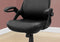 Chairs Best Office Chair - 23'.75" x 28" x 93'.75" Black, Foam, Metal, Nylon - Multi Position Office Chair HomeRoots
