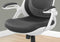Chairs Best Office Chair - 23'.75" x 28" x 93'.75" White, Grey, Foam - Office Chair With A High Back HomeRoots