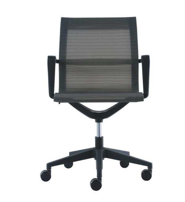 Chairs Best Office Chair - 23.8" x 20.8" x 35.8" Charcoal Mesh Flex Tilt Chair HomeRoots