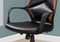 Chairs Best Office Chair - 24'.5" x 25" x 95'.5" Black, Brown, Foam, Metal Leather-Look - Office Chair HomeRoots