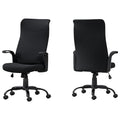 Chairs Best Office Chair - 24'.75" x 24" x 83'.5" Black/Black, Fabric Multi Position - Office Chair HomeRoots