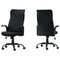 Chairs Best Office Chair - 24'.75" x 24" x 83'.5" Black/Black, Fabric Multi Position - Office Chair HomeRoots