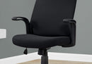 Chairs Best Office Chair - 24'.75" x 24" x 83'.5" Black/Black, Fabric Multi Position - Office Chair HomeRoots