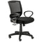 Chairs Best Office Chair - 24" x 21.45" x 36" Black Mesh Chair HomeRoots