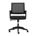 Chairs Best Office Chair - 25.99" X 25.2" X 37.01" Black Fabric/Mesh Office Chair HomeRoots