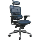 Chairs Best Office Chair - 26.5" x 29" x 46" Blue Mesh Chair HomeRoots
