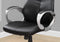 Chairs Best Office Chair - 26" x 25'.5" x 99" Black, Silver, Foam, Metal - High Back Office Chair HomeRoots