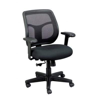 Chairs Best Office Chair - 26" x 30" x 36" Black Mesh / Fabric Chair HomeRoots