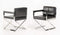 Chairs Black Accent Chair - 30" Black Bonded Leather and Metal Accent Chair HomeRoots