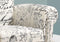 Chairs Black Accent Chair - 42" x 51" x 51'.5" Beige, Black, Foam, Solid Wood, Cotton, Linen - 2pcs Accent Chair Set HomeRoots
