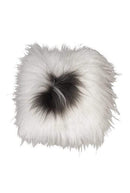 Chairs Chair Pads - 15" x 15" x 2" Spotted Sheepskin Square - Chair Pad HomeRoots