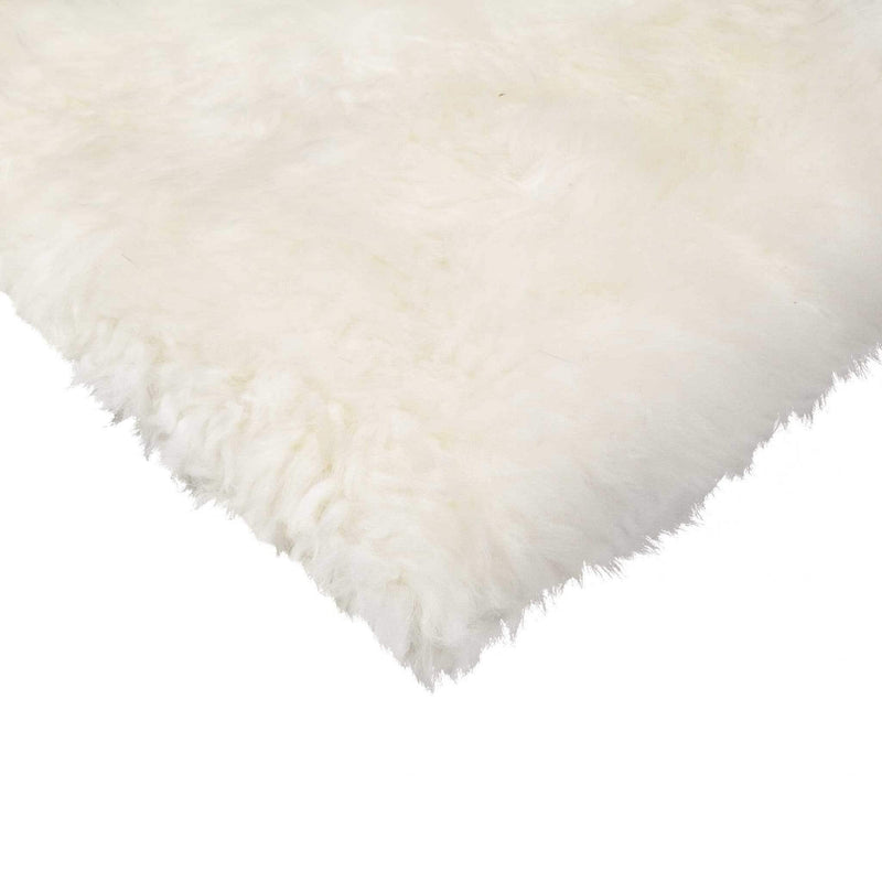 Chairs Chair Pads - 16" X 16" X 1" Natural, Sheepskin - Seat/Chair Cover HomeRoots