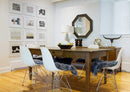Chairs Chair Pads - 17" x 17" Gray, Sheepskin - Seat/Chair Cover HomeRoots