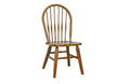 Chairs Corner Chair - 18" X 21" X 36.5" Burnished Walnut Hardwood Side Chair HomeRoots