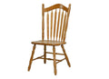 Chairs Corner Chair - 19.25" X 17.125" X 41.375" Harvest Oak Hardwood Side Chair HomeRoots