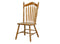 Chairs Corner Chair - 19.25" X 17.125" X 41.375" Harvest Oak Hardwood Side Chair HomeRoots