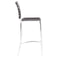 Chairs Counter Height Chairs - 15" X 19" X 39" 2 Pcs Espresso Leatherette Counter Chair HomeRoots