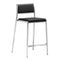 Chairs Counter Height Chairs - 18" X 20" X 36" 2 Pcs Black Leatherette Counter Chair HomeRoots