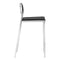 Chairs Counter Height Chairs - 18" X 20" X 36" 2 Pcs Black Leatherette Counter Chair HomeRoots