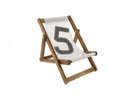 Chairs Deck Chair - 17.72" X 28.74" X 1.97" White Recycled Sailcloth Mini Deck Chair Dacron Grey 5 HomeRoots