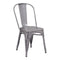 Chairs Dining Room Chairs - 17.3" X 20.5" X 33.9" 2 Pcs Gunmetal Dining Chair HomeRoots