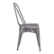 Chairs Dining Room Chairs - 17.3" X 20.5" X 33.9" 2 Pcs Gunmetal Dining Chair HomeRoots