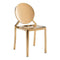 Chairs Dining Room Chairs - 17.5"X 18" X 31.9" 2 Pcs Gold Polished Stainless Steel Dining Chair HomeRoots
