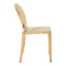 Chairs Dining Room Chairs - 17.5"X 18" X 31.9" 2 Pcs Gold Polished Stainless Steel Dining Chair HomeRoots