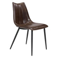 Chairs Dining Room Chairs - 18.1" X 21.7" X 31.9" Brown Dining Chair HomeRoots