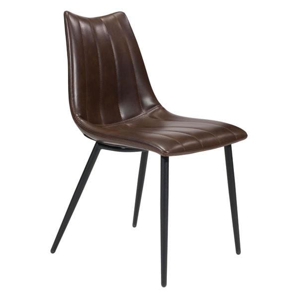 Chairs Dining Room Chairs - 18.1" X 21.7" X 31.9" Brown Dining Chair HomeRoots