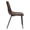 Chairs Dining Room Chairs - 18.1" X 21.7" X 31.9" Brown Dining Chair HomeRoots