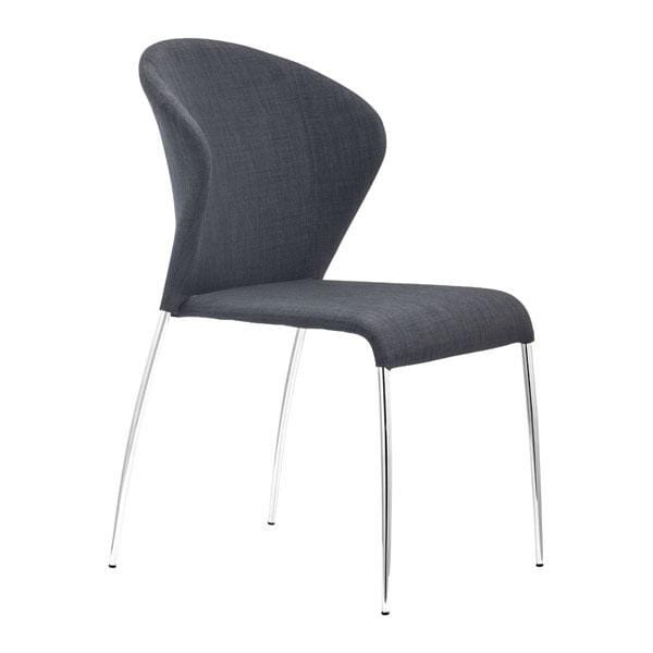 Chairs Dining Room Chairs - 18.5" X 24.4" X 34.8" 4 Pcs Graphite Dining Chair HomeRoots