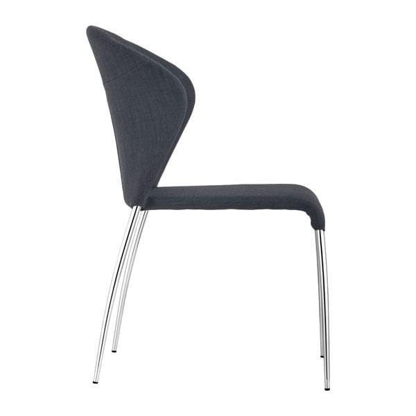 Chairs Dining Room Chairs - 18.5" X 24.4" X 34.8" 4 Pcs Graphite Dining Chair HomeRoots