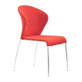 Chairs Dining Room Chairs - 18.5" X 24.4" X 34.8" 4 Pcs Tangerine Polyblend Dining Chair HomeRoots