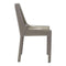 Chairs Dining Room Chairs - 18.9" X 23.2" X 35.4" 2 Pcs Stone Gray Recycled Leather Dining Chair HomeRoots