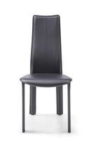 Chairs Dining Room Chairs - 18" X 23" X 41" Grey Aluminum Dining Chair HomeRoots
