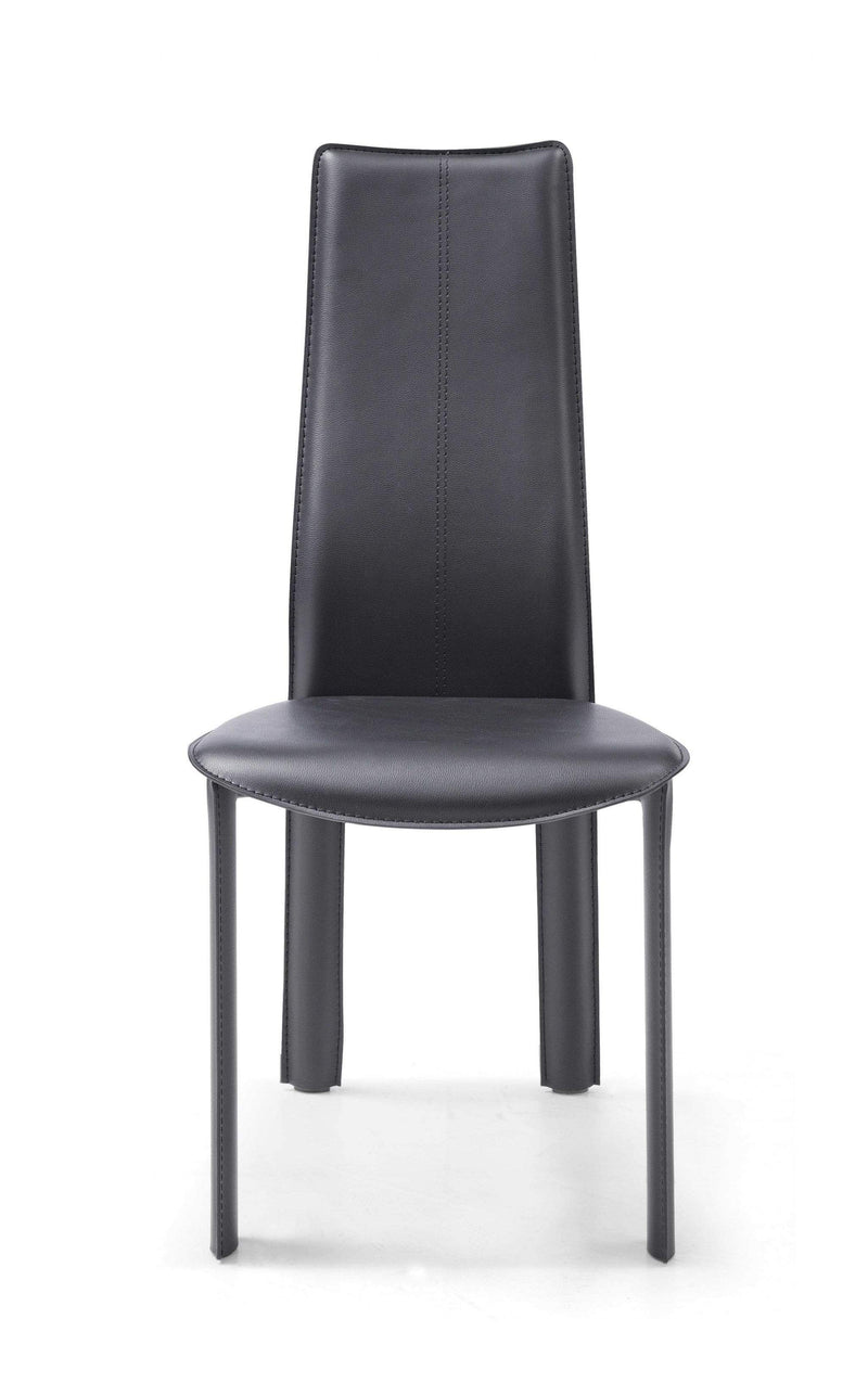 Chairs Dining Room Chairs - 18" X 23" X 41" Grey Aluminum Dining Chair HomeRoots