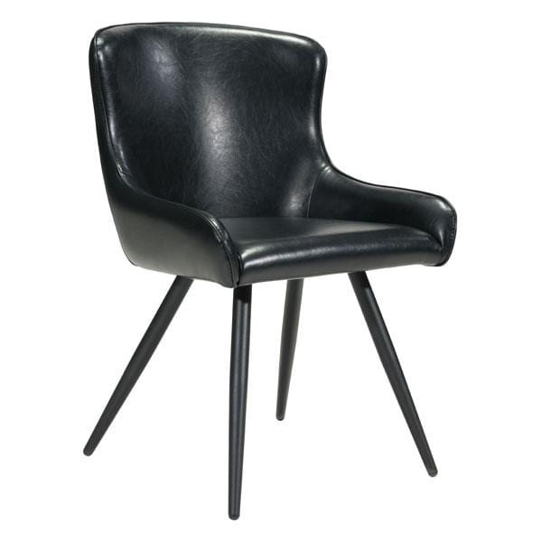 Chairs Dining Room Chairs - 20.5" X 22.8" X 32.7" Black Dining Chair HomeRoots