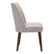 Chairs Dining Room Chairs - 20.5" X 23.6" X 35.6" Beige Linen Dining Chair HomeRoots