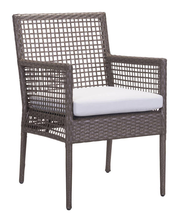 Chairs Dining Room Chairs - 20.9" X 24.8" X 33.5" 2 Pcs Cocoa And Light Gray Sunroof Fabric Dining Chair HomeRoots