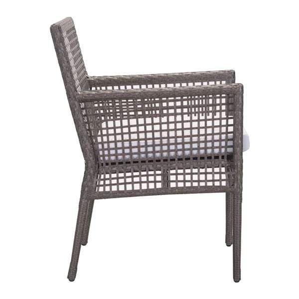 Chairs Dining Room Chairs - 20.9" X 24.8" X 33.5" 2 Pcs Cocoa And Light Gray Sunroof Fabric Dining Chair HomeRoots