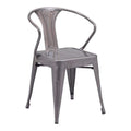 Chairs Dining Room Chairs - 20" X 20.5" X 30.7" 2 Pcs Gunmetal Dining Chair HomeRoots
