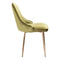 Chairs Dining Room Chairs - 20" X 24" X 18" Green Velvet Dining Chair HomeRoots