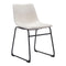 Chairs Dining Room Chairs - 20" X 26" X 10" Distressed White Smart Dining Chair HomeRoots