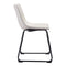 Chairs Dining Room Chairs - 20" X 26" X 10" Distressed White Smart Dining Chair HomeRoots