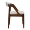 Chairs Dining Room Chairs - 21.3" X 22.4" X 31.7" Beige Linen Dining Chair HomeRoots