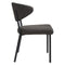 Chairs Dining Room Chairs - 22" X 23.2" X 31.9" Black Poly Dining Chair HomeRoots